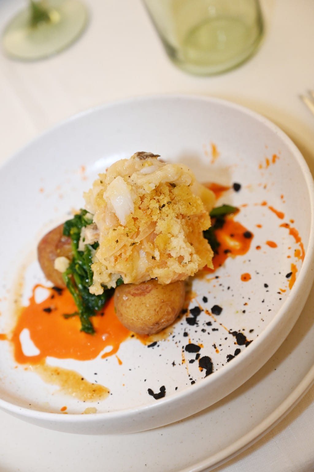 Prato de bacalhau gourmet Portugal